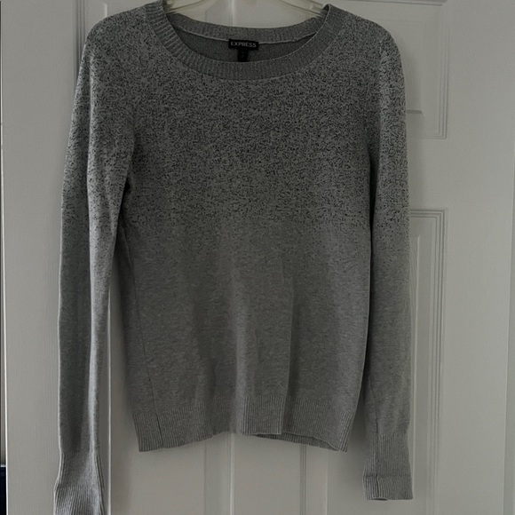 Express Sweaters - Express Women's Light Gray Crew Neck Sweater